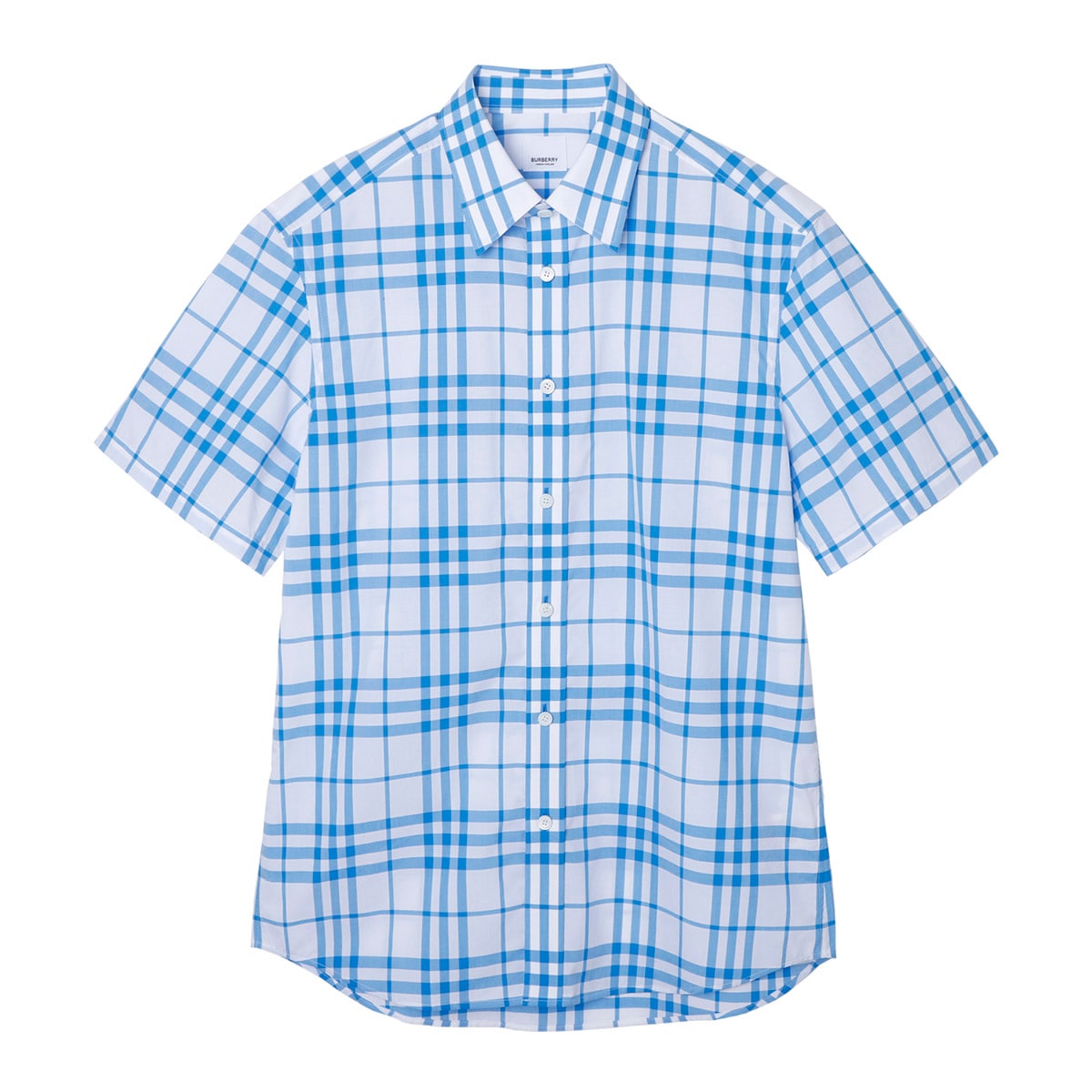 BURBERRY ホワイト 半袖シャツ 38 BURBERRY バーバリー 半袖 ホワイト Tシャツ 38 Mノベルチェック