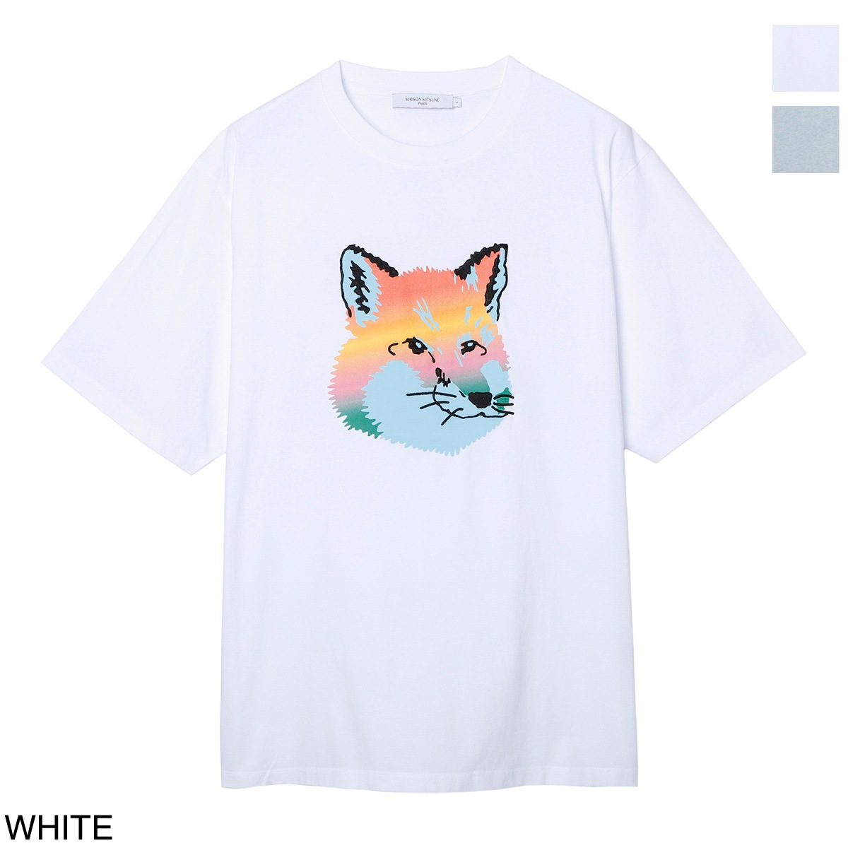 【アウトレット】MAISON KITSUNE メゾンキツネ クルーネックTシャツ/VIBRANT FOX HEAD メンズ