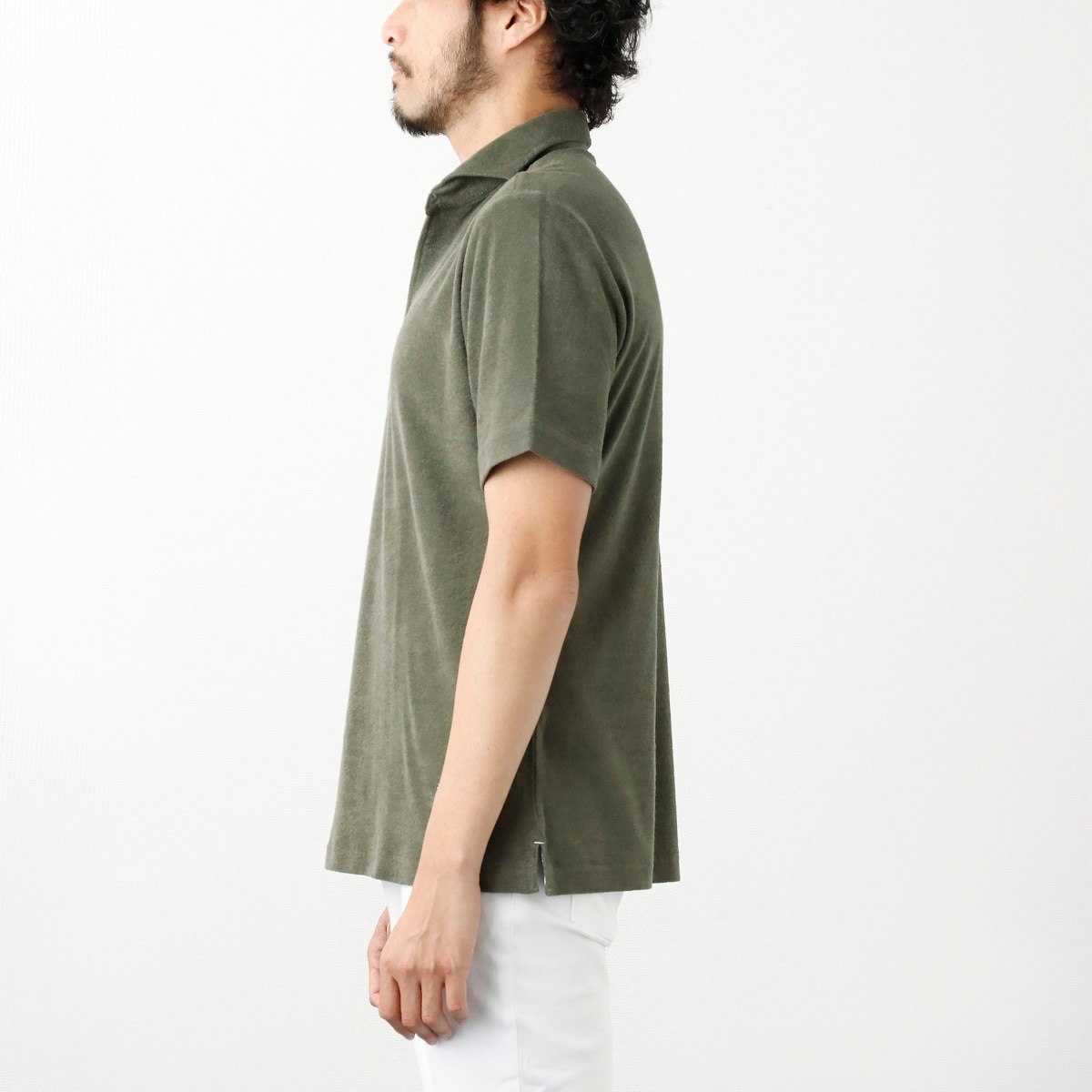 【アウトレット】GUY ROVER ギローバー 半袖ポロシャツ/スキッパーポロシャツ/JERSEY メンズ