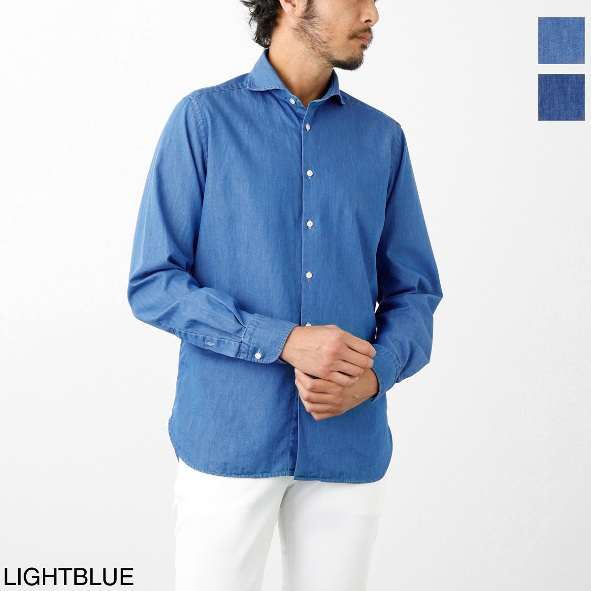 46460★年 ブルネロクチネリ シャツ デニムシャツ メンズ カジュアルシャツ＆ドレスシャツ | Brunello Cucinelli