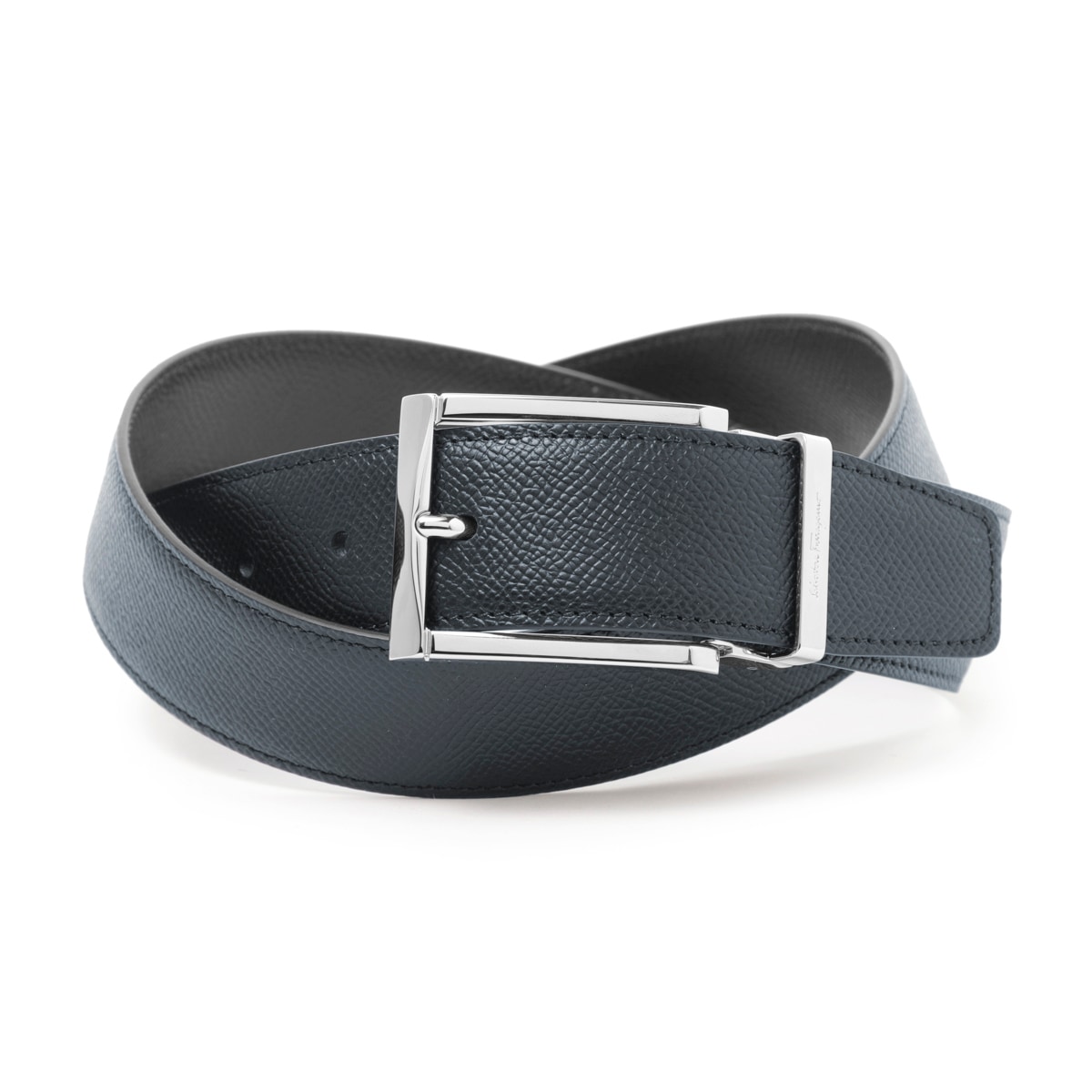 フェラガモ ベルト リボン型バックル Salvatore Ferragamo ヴァラ グログラン リボン ベルト ブラック