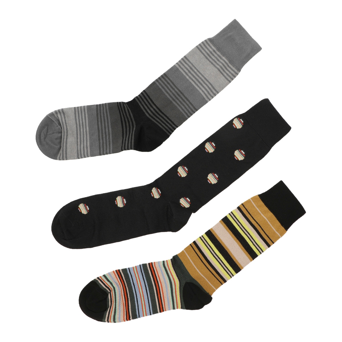 【アウトレット】Paul Smith ポールスミス ポールスミス 靴下 3足セット/ソックス/MEN SOCK 3 PACK【返品交換不可】 メンズ