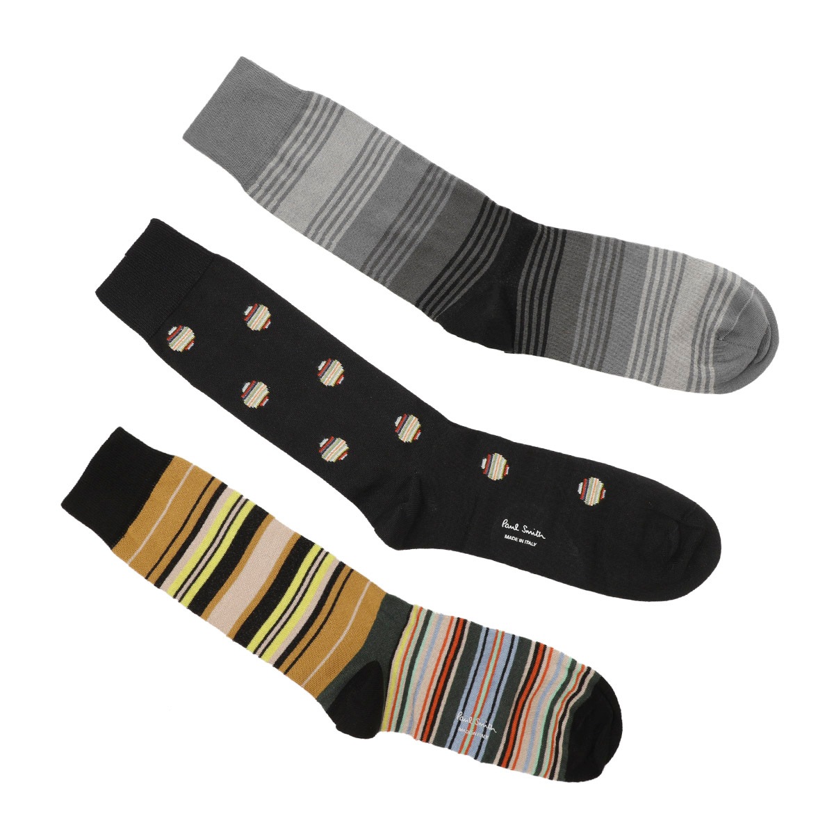 【アウトレット】Paul Smith ポールスミス ポールスミス 靴下 3足セット/ソックス/MEN SOCK 3 PACK【返品交換不可】 メンズ