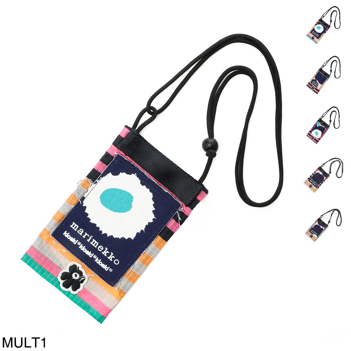 marimekko マリメッコ ショルダーバッグ/サコッシュ/FUNNY SMALL POKET TASARAITA レディース