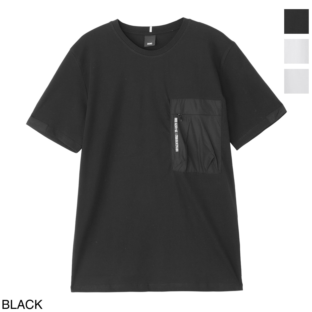 【アウトレット】【ラスト1点】DUNO デュノ クルーネック半袖Tシャツ メンズ