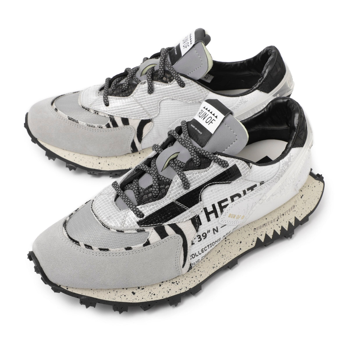 【アウトレット】RUN OF ランオブ スニーカー/RO-1【大きいサイズあり】 メンズ