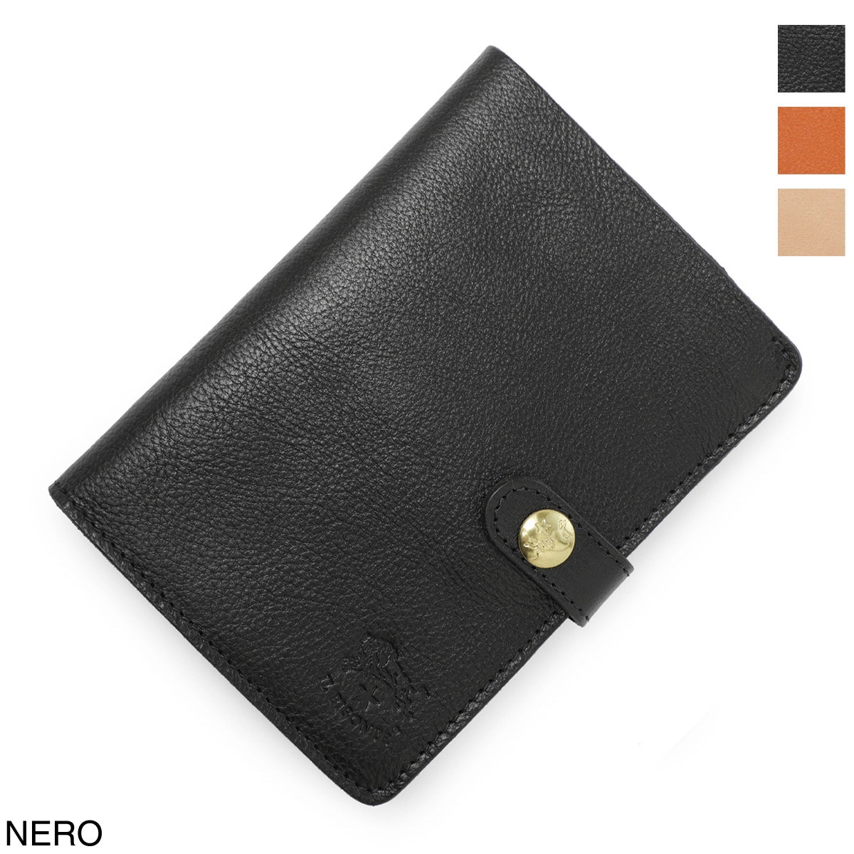 IL BISONTE イルビゾンテ 2つ折り財布 小銭入れ付き/SMW004 メンズ