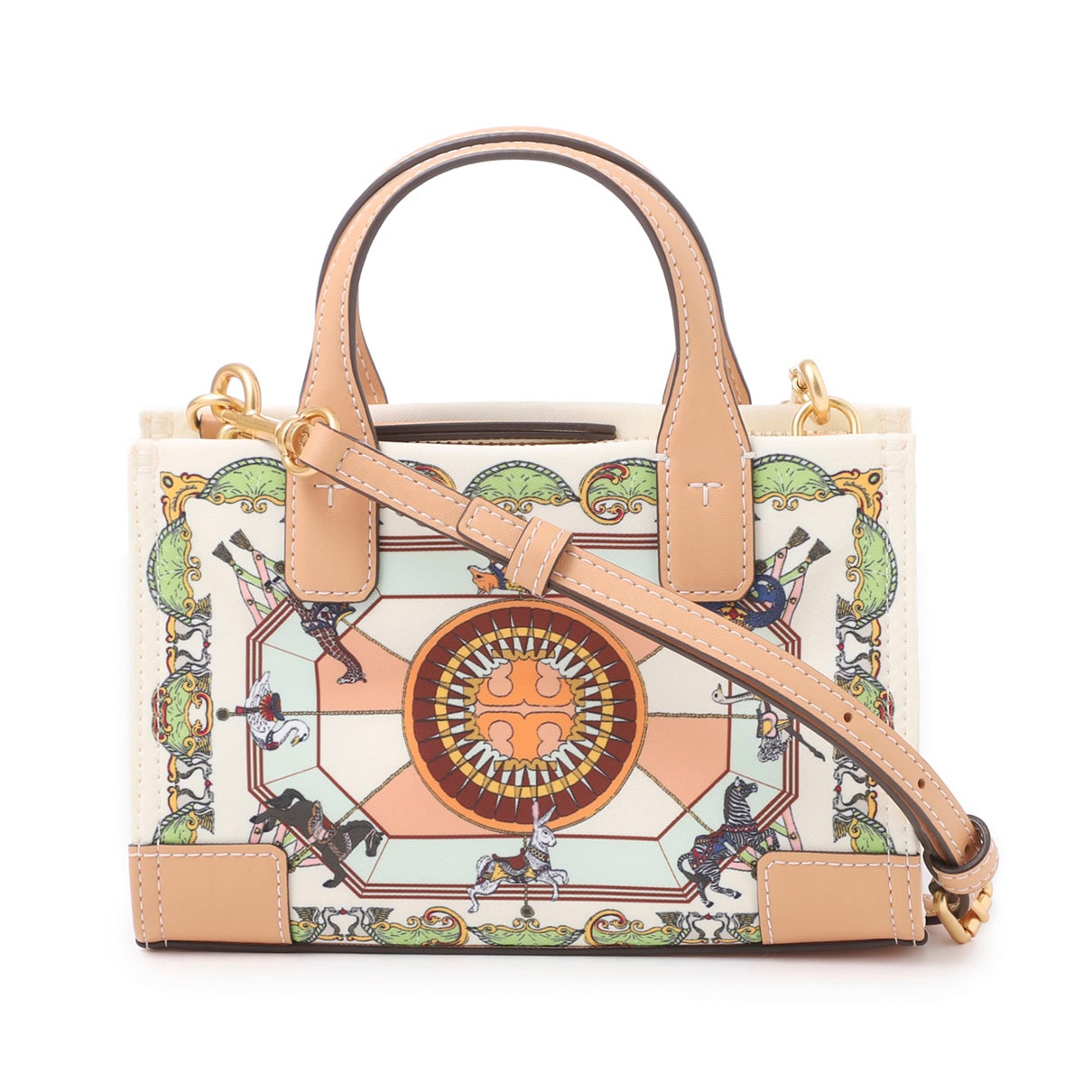 Tory Burch ロゴプリントトートバッグ セール】エラ プリント スモール トートバッグ（トートバッグ