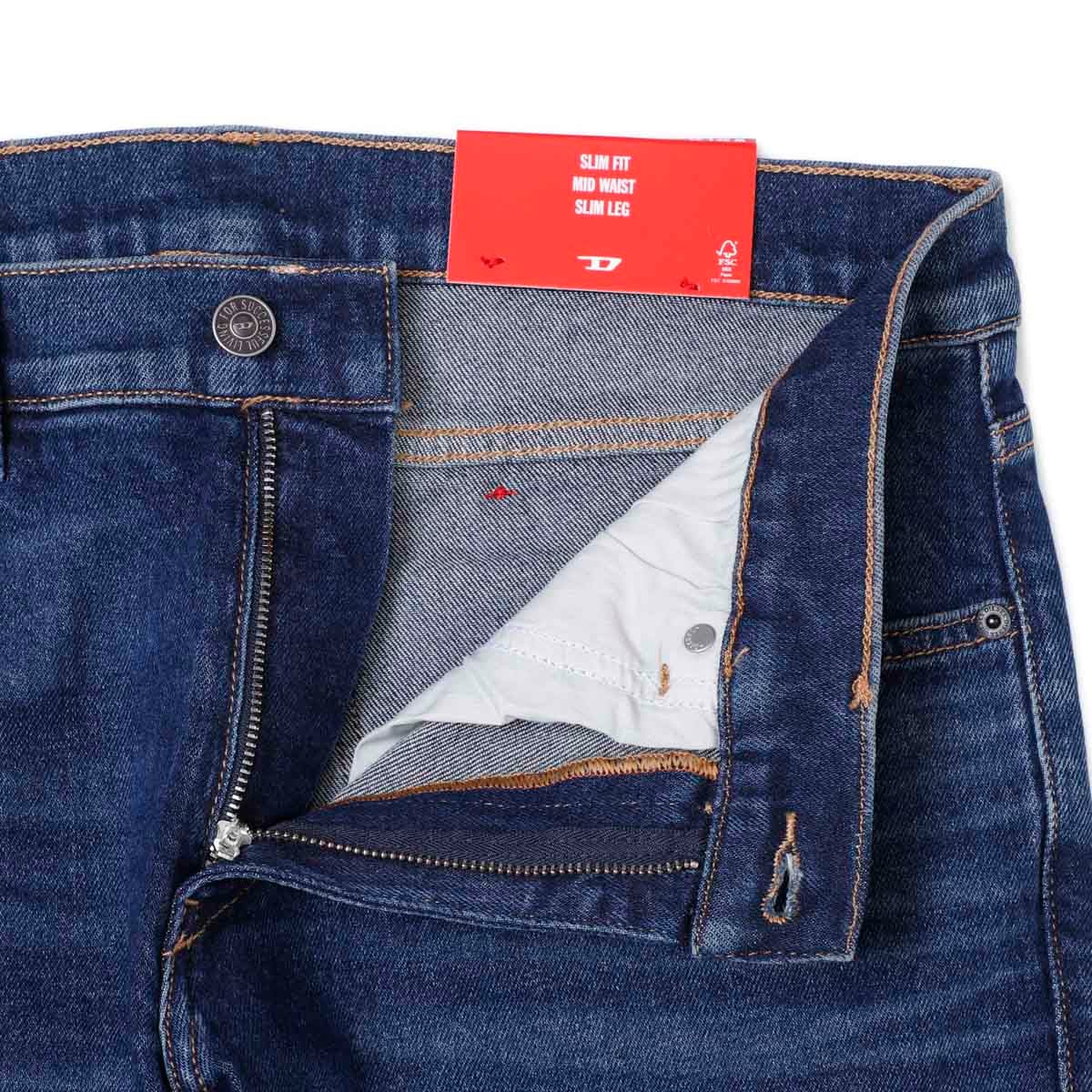 【アウトレット】DIESEL ディーゼル ジップフライジーンズ/2019 D-STRUKT【大きいサイズあり】 メンズ