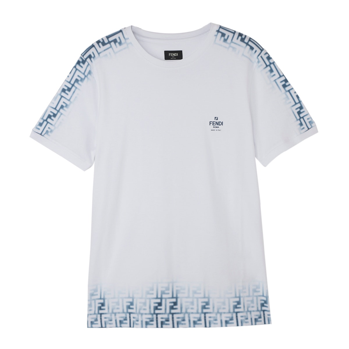 【美品☆即売品】フェンディ 半袖 Tシャツ サマーニット FFロゴ グレー FENDI フェンディ レディース ニット 半袖 サマーニット FFロゴ