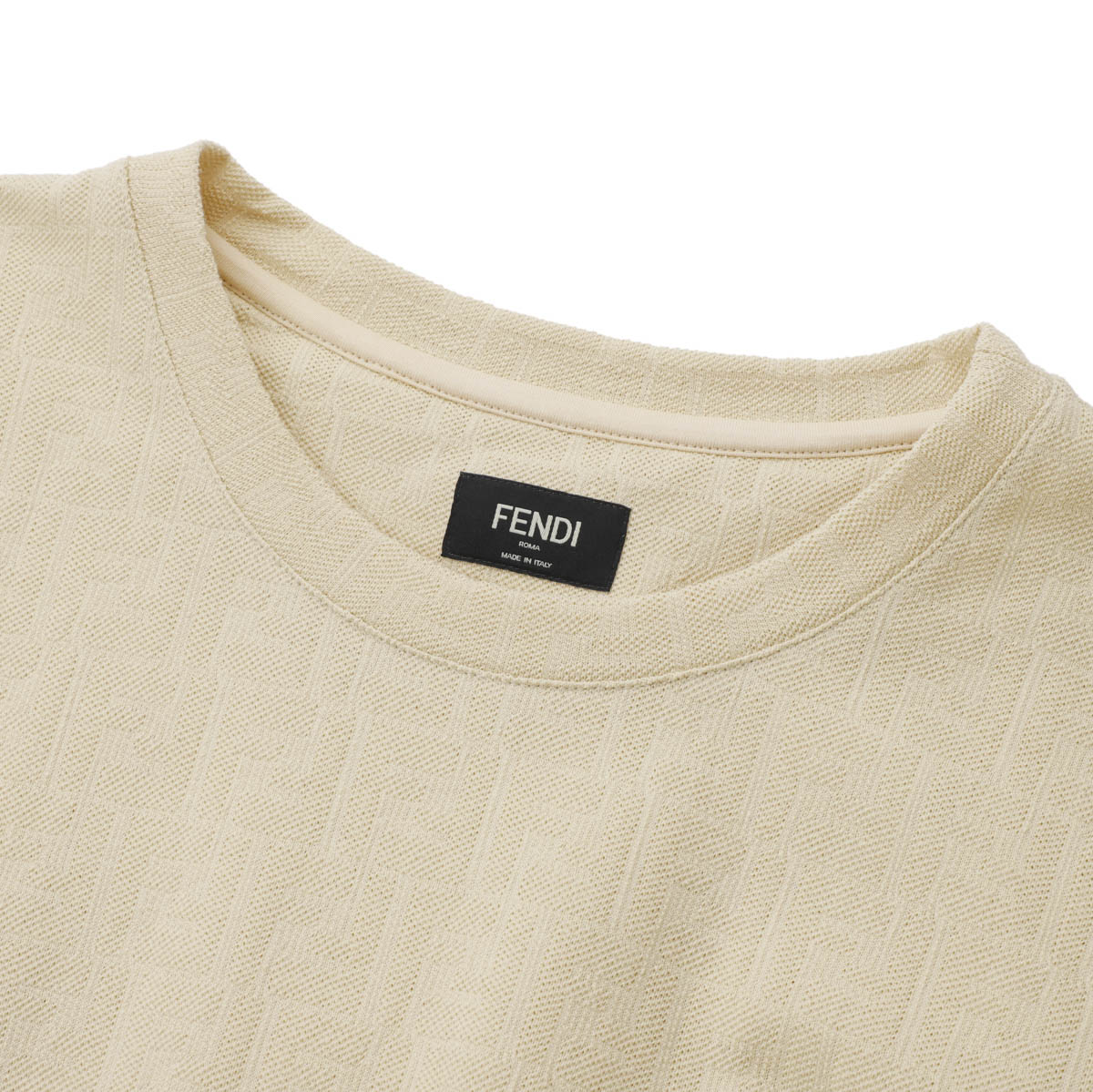 FENDI フェンディ クルーネック半袖Tシャツ メンズ