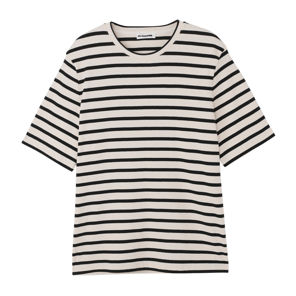 JIL SANDER ストライプクルーネックTシャツSサイズ アウトレット】JIL SANDER ジルサンダー クルーネック半袖T