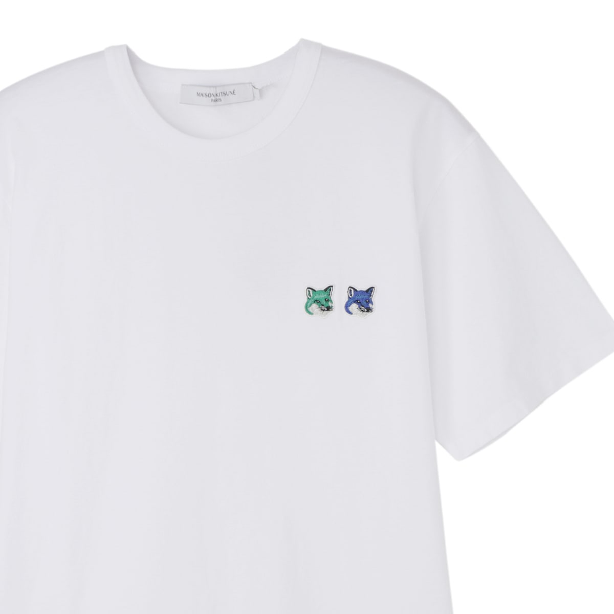 本日限定価格　maisonkitsune foxheadロゴ　シャツ maisonkitsune foxheadロゴシャツ