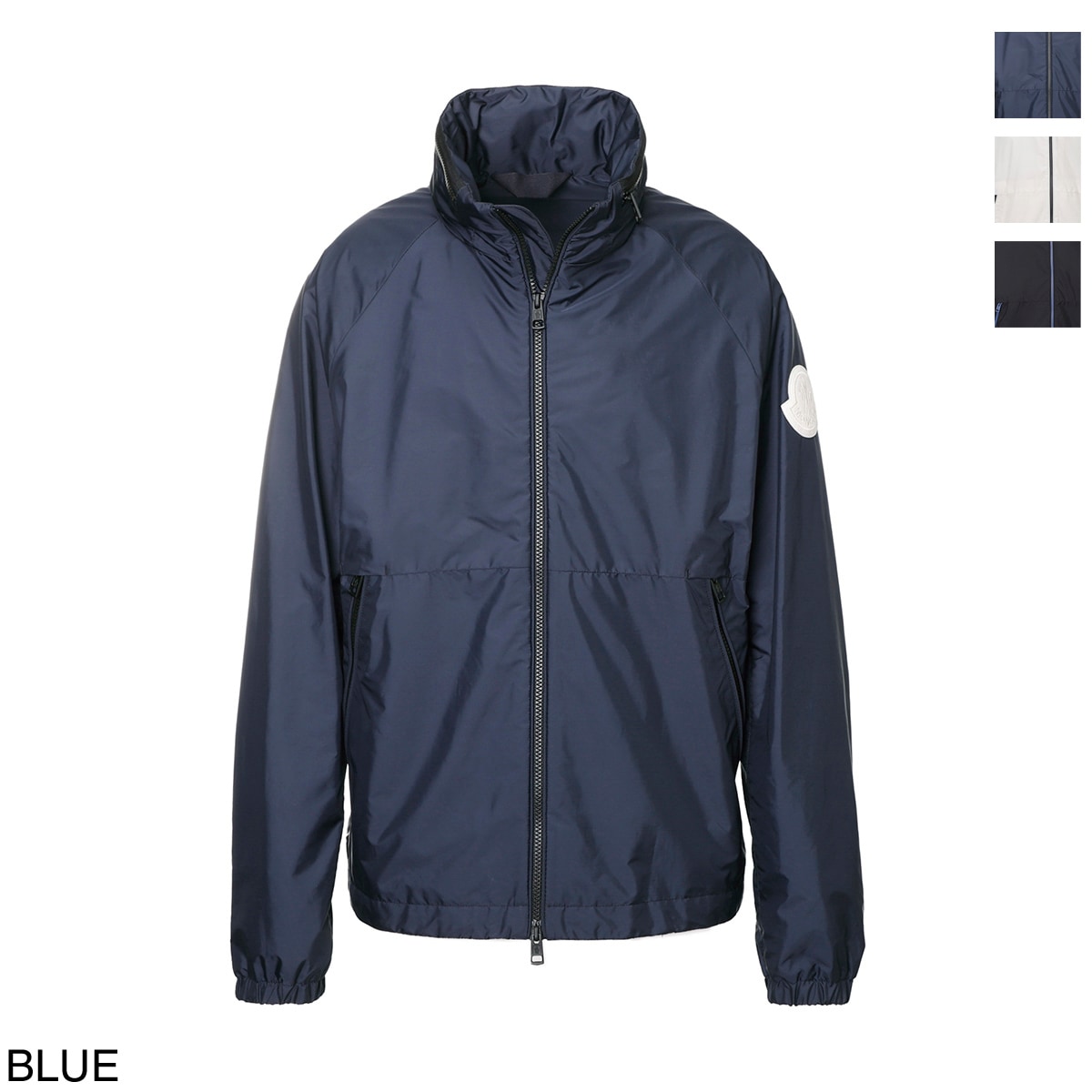 MONCLER ANTON ネイビー ナイロンジャケット フード付き　サイズ2 MONCLER ANTON ネイビー ナイロンジャケット フード付き サイズ2