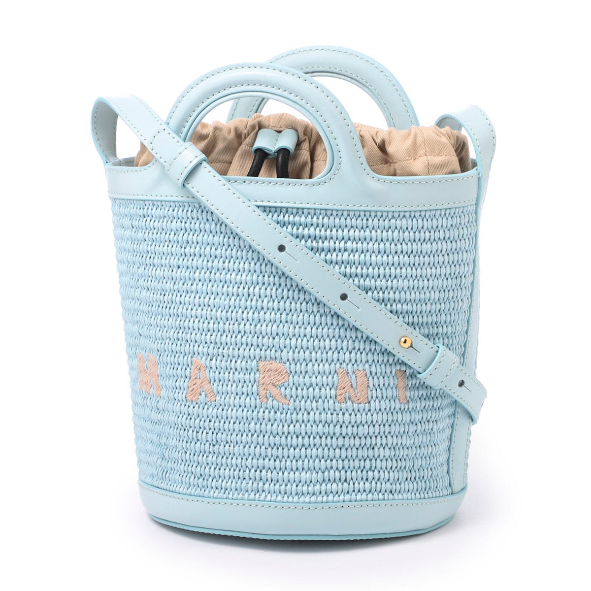 【美品】MARNI TROPICALIA ミニバケットバッグ ブルー　カゴバッグ 楽天市場】マルニ かごバッグ ミニバスケット バスケットバッグ