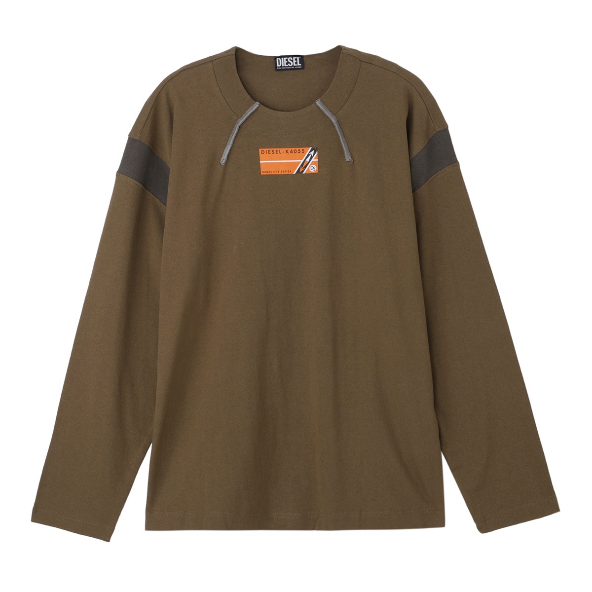 【アウトレット】DIESEL ディーゼル クルーネックカットソー/ロングTシャツ/T-Best-Ls メンズ