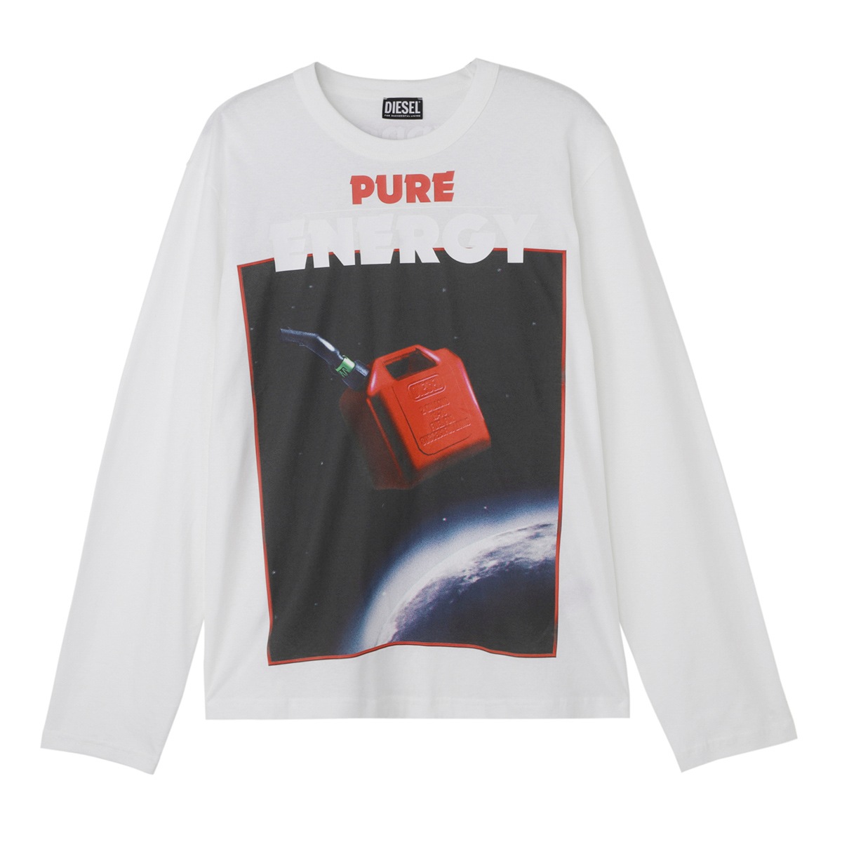 【アウトレット】DIESEL ディーゼル クルーネックカットソー/ロングTシャツ/T-Crane-Ls-G4 メンズ