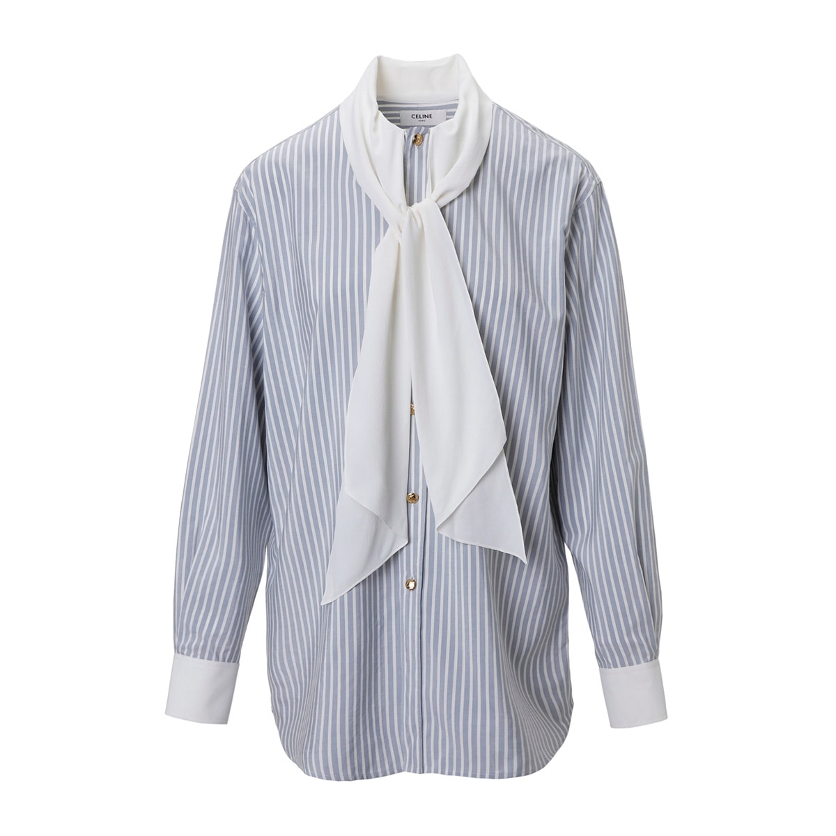 【アウトレット】CELINE セリーヌ ボウタイシャツ/トムボーイシャツ【大きいサイズあり】 レディース