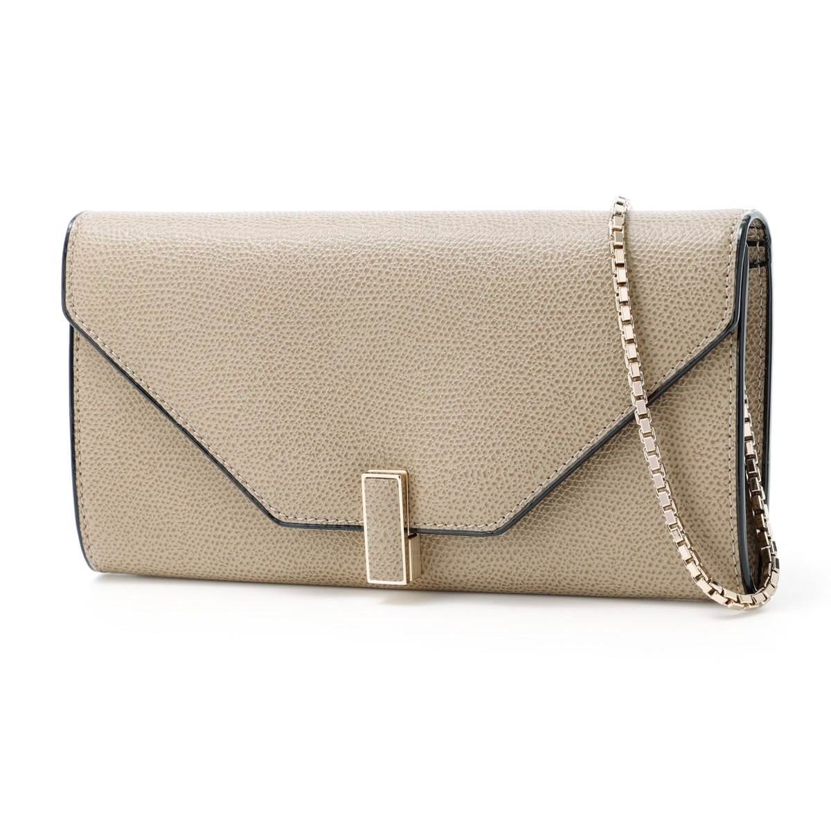 Valextra ヴァレクストラ 長財布 小銭入れ チェーン付き/チェーンウォレット/ISIDE イジィデ チェーンウォレット