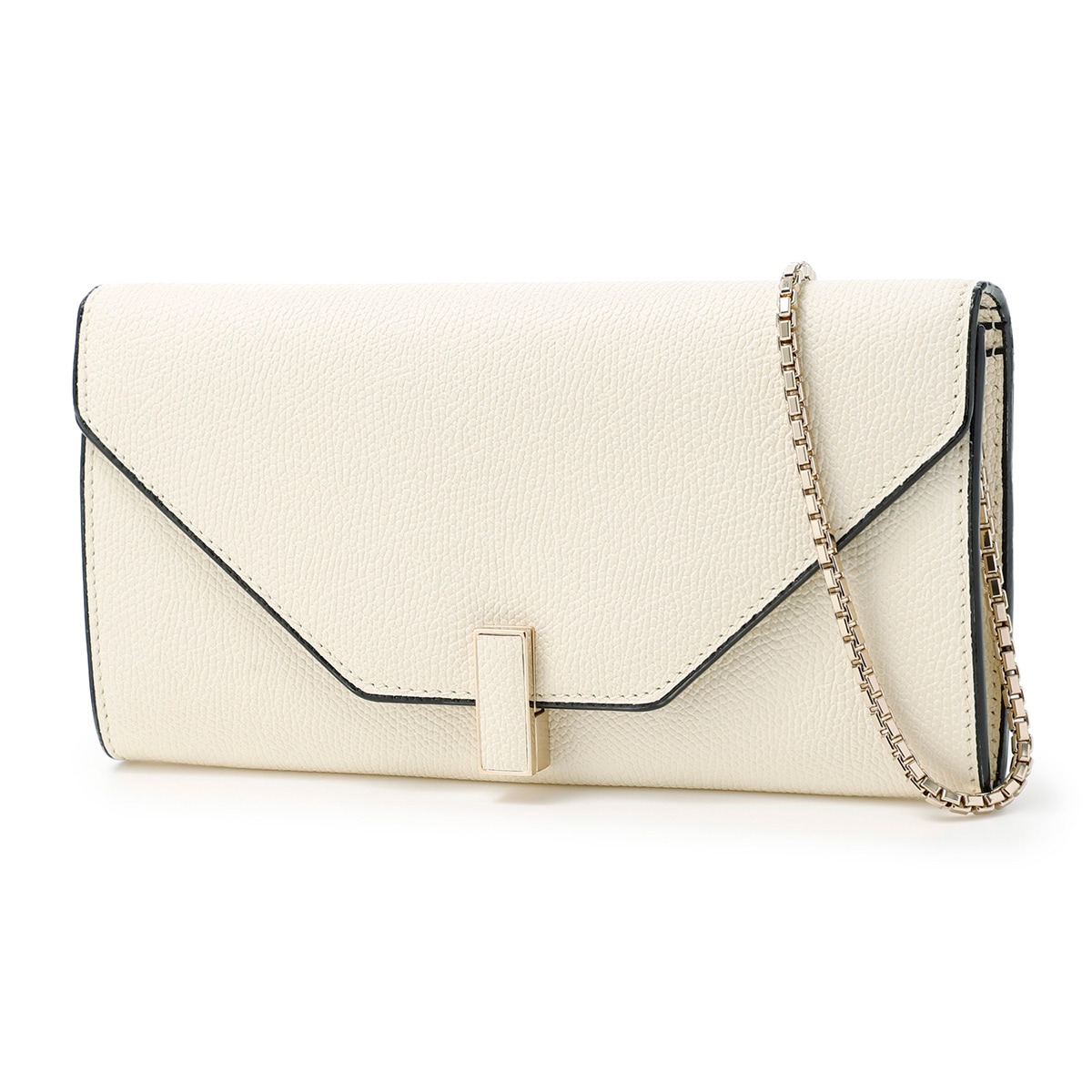 Valextra ヴァレクストラ 長財布 小銭入れ チェーン付き/チェーンウォレット/ISIDE イジィデ チェーンウォレット