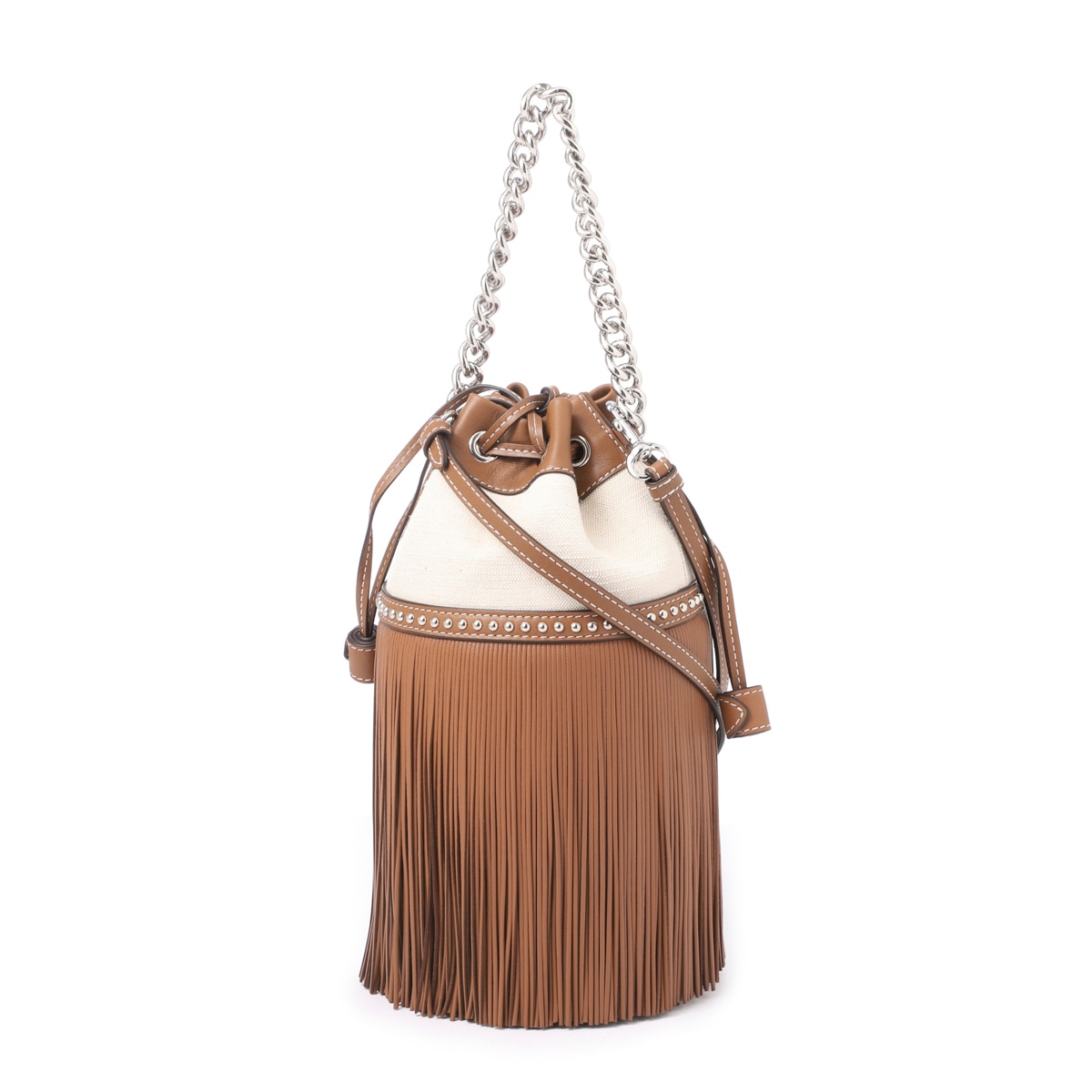 J&M DAVIDSON ジェイ&エム デヴィッドソン ショルダーバッグ 2WAY/MINI FRINGE CARNIVAL WITH STUDS レディース