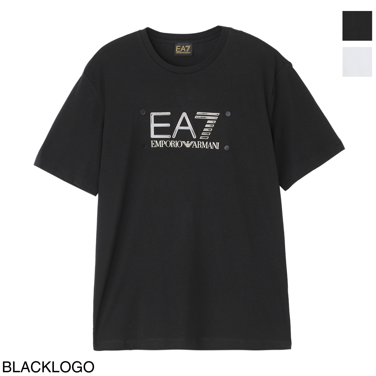 送料・関税込【EA7 EMPORIO ARMANI】ロゴ クルーネック Tシャツ アウトレット】EA7 EMPORIO ARMANI エンポリオアルマーニ クルー