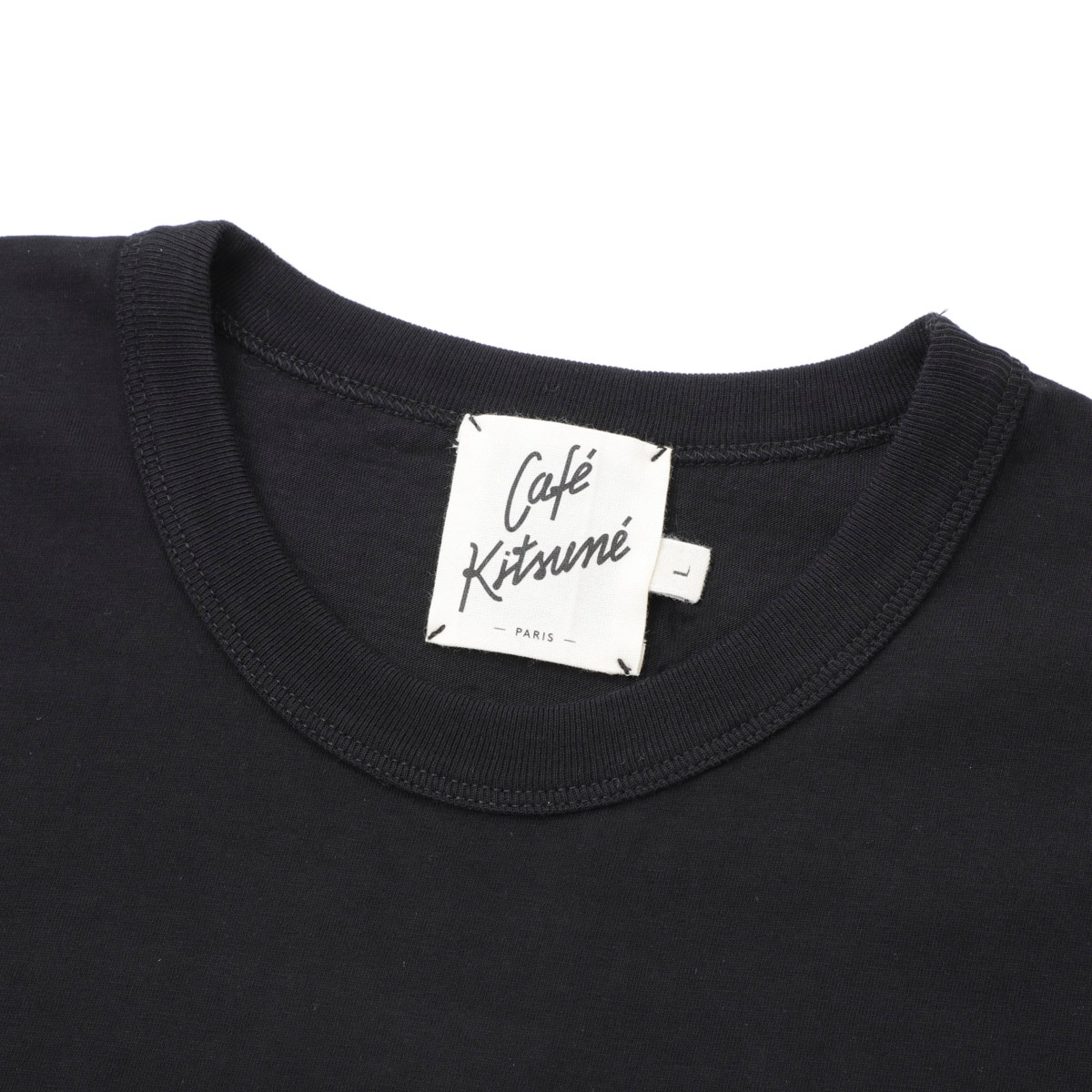 MAISON KITSUNE メゾンキツネ クルーネックTシャツ/Cafe Kitsune