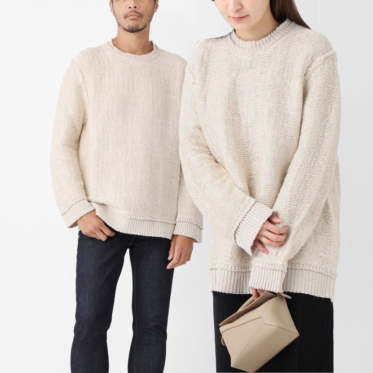 アウトレット】Maison Margiela メゾンマルジェラ クルーネックニット