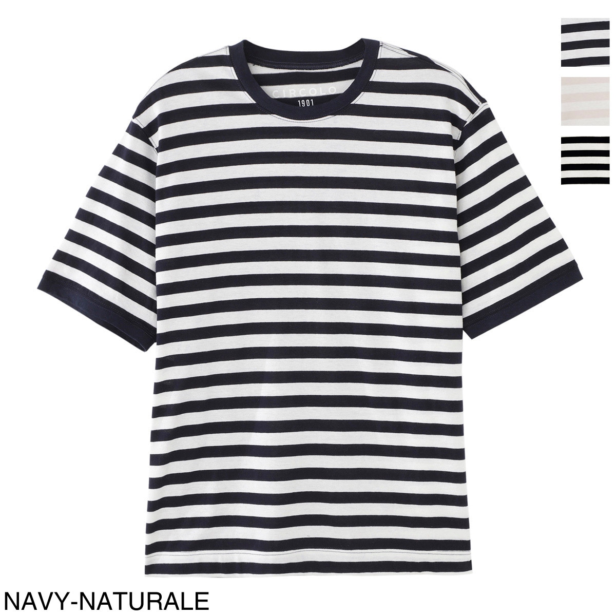アウトレット】CIRCOLO 1901 チルコロ クルーネックTシャツ メンズ 