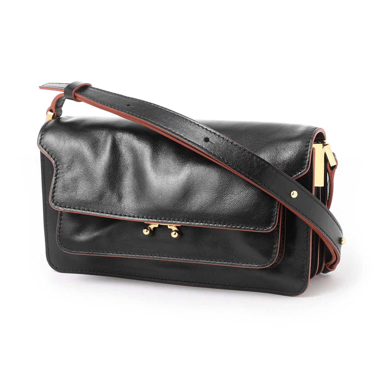 MARNI マルニ TRUNK SOFT LARGE BAG ブラック