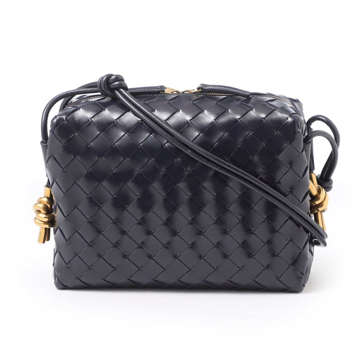 BOTTEGA VENETA□スモール ダストバッグ レザークロスボディロゴ ブラックスモール ダストバッグ| Bottega Veneta® 日本