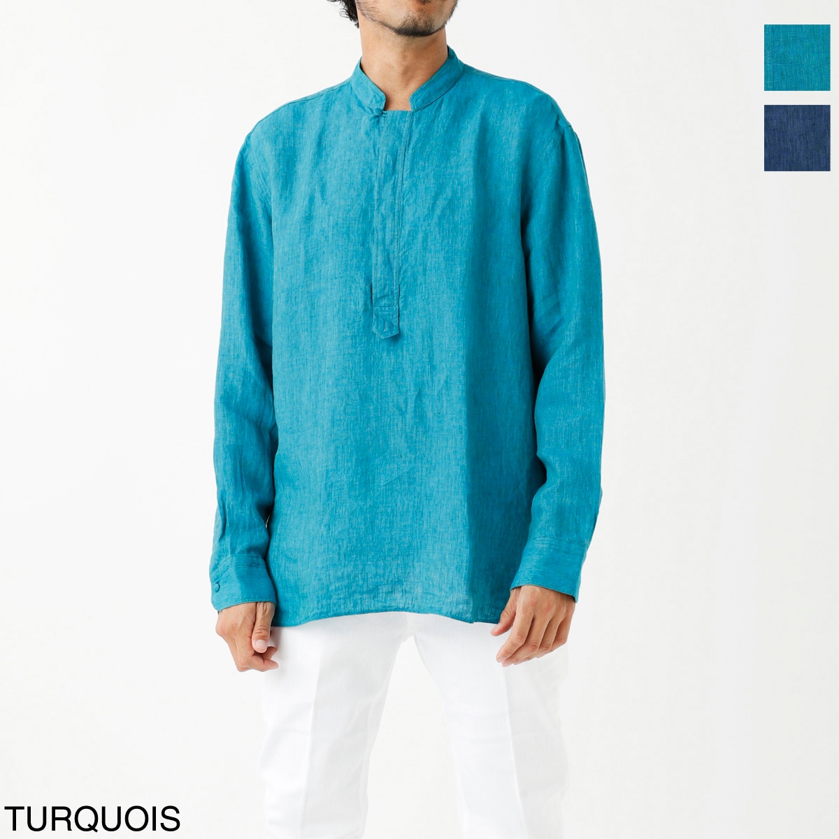 ドルモア メンズ トップス シャツ リネンシャツ Linen shirt ドルモア メンズ トップス シャツ リネンシャツ Linen shirt