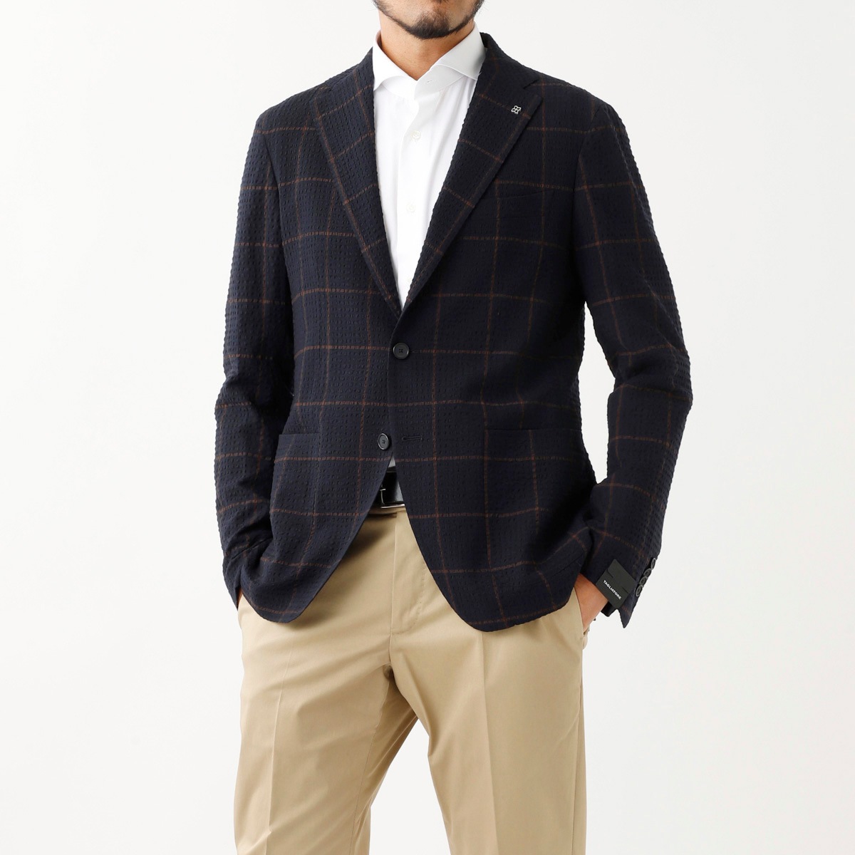 【アウトレット】TAGLIATORE タリアトーレ 2つボタン ジャケット/シングルジャケット/DAKAR【大きいサイズあり】 メンズ
