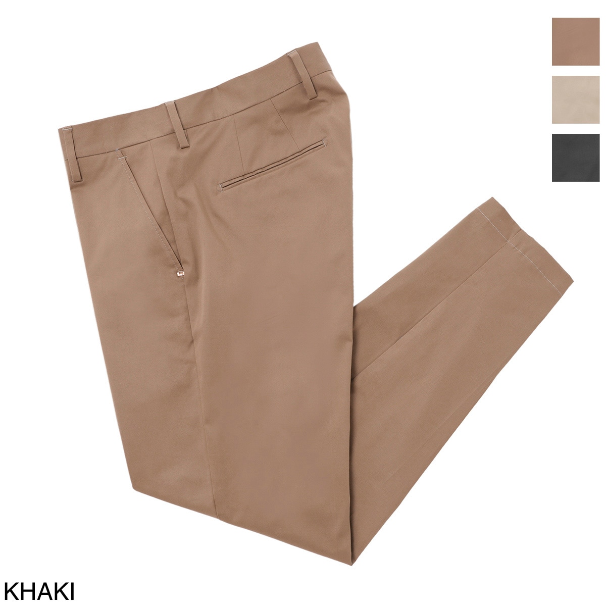 【アウトレット】entre amis アントレアミ ジップフライパンツ/コットンパンツ/IBIZA【大きいサイズあり】 メンズ