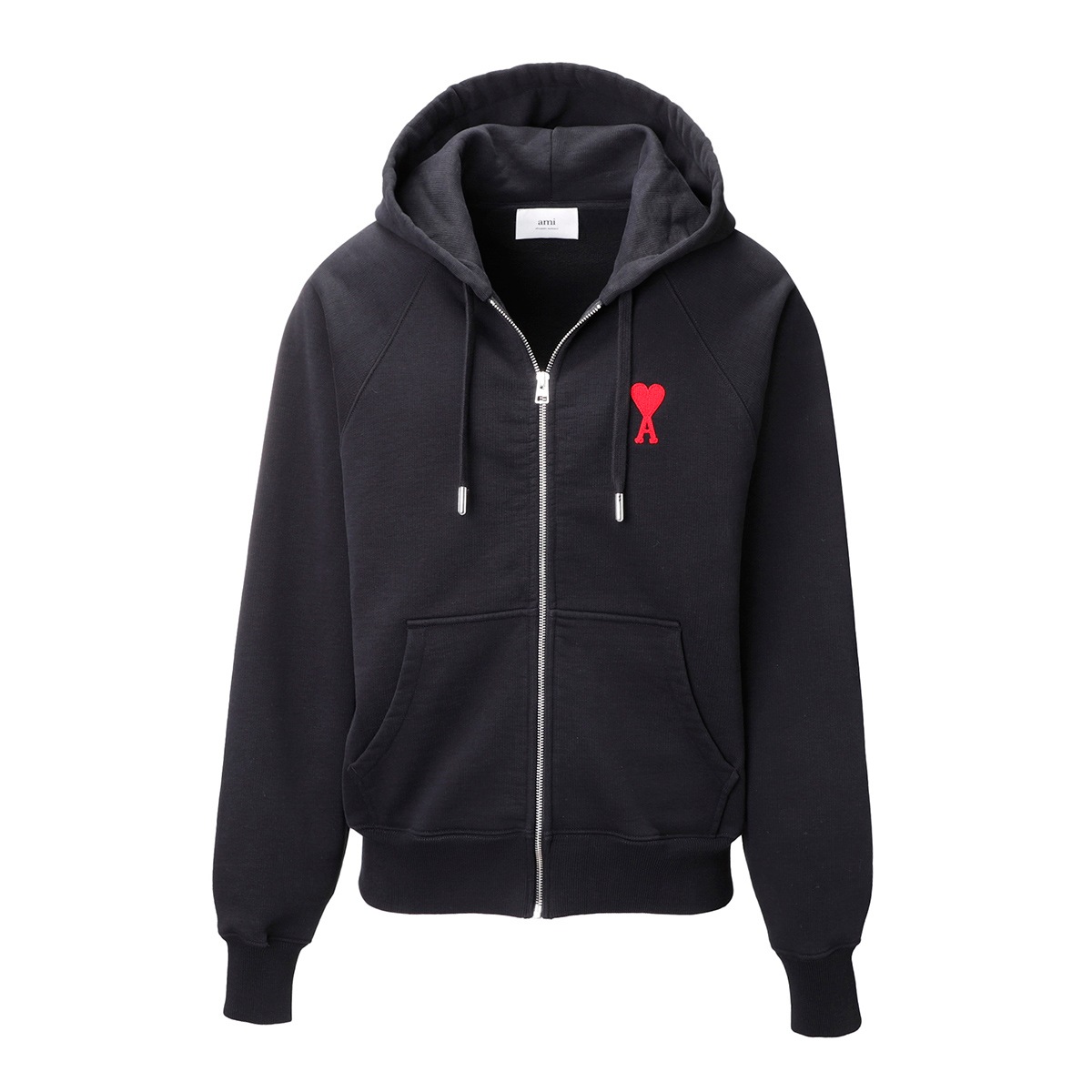 ☆関税込☆AMI★de Coeur ジップアップパーカー★ Ami de Coeur パーカー ナイトブルー | AMI PARIS