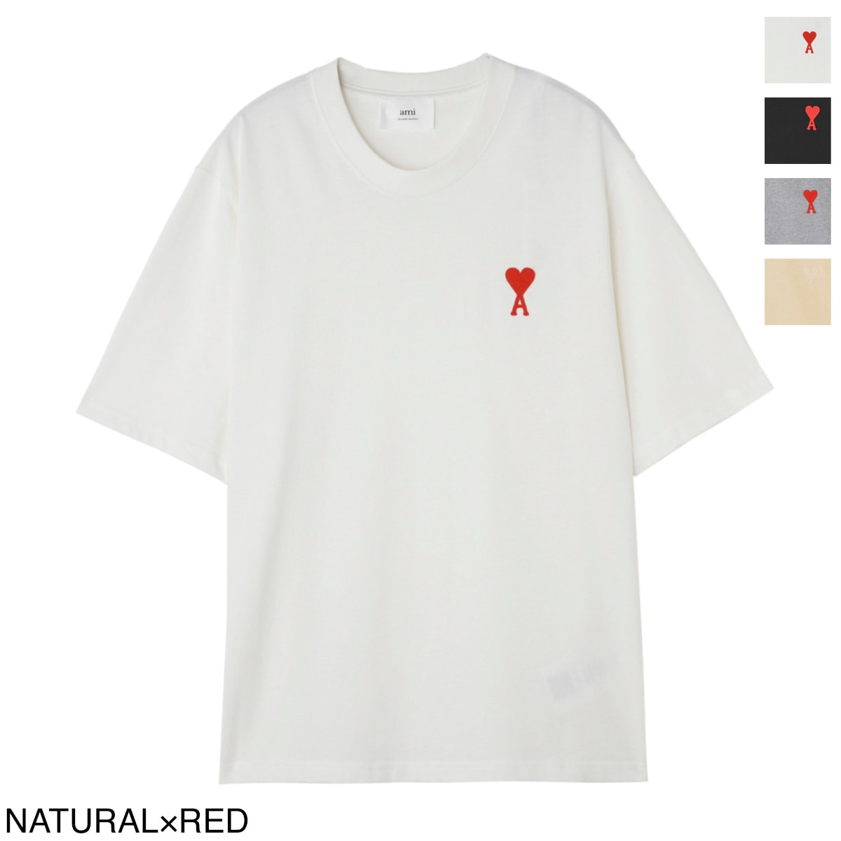 【アウトレット】【ラスト1点】AMI PARIS アミ パリス クルーネックTシャツ/AMI DE COEUR T SHIRT
