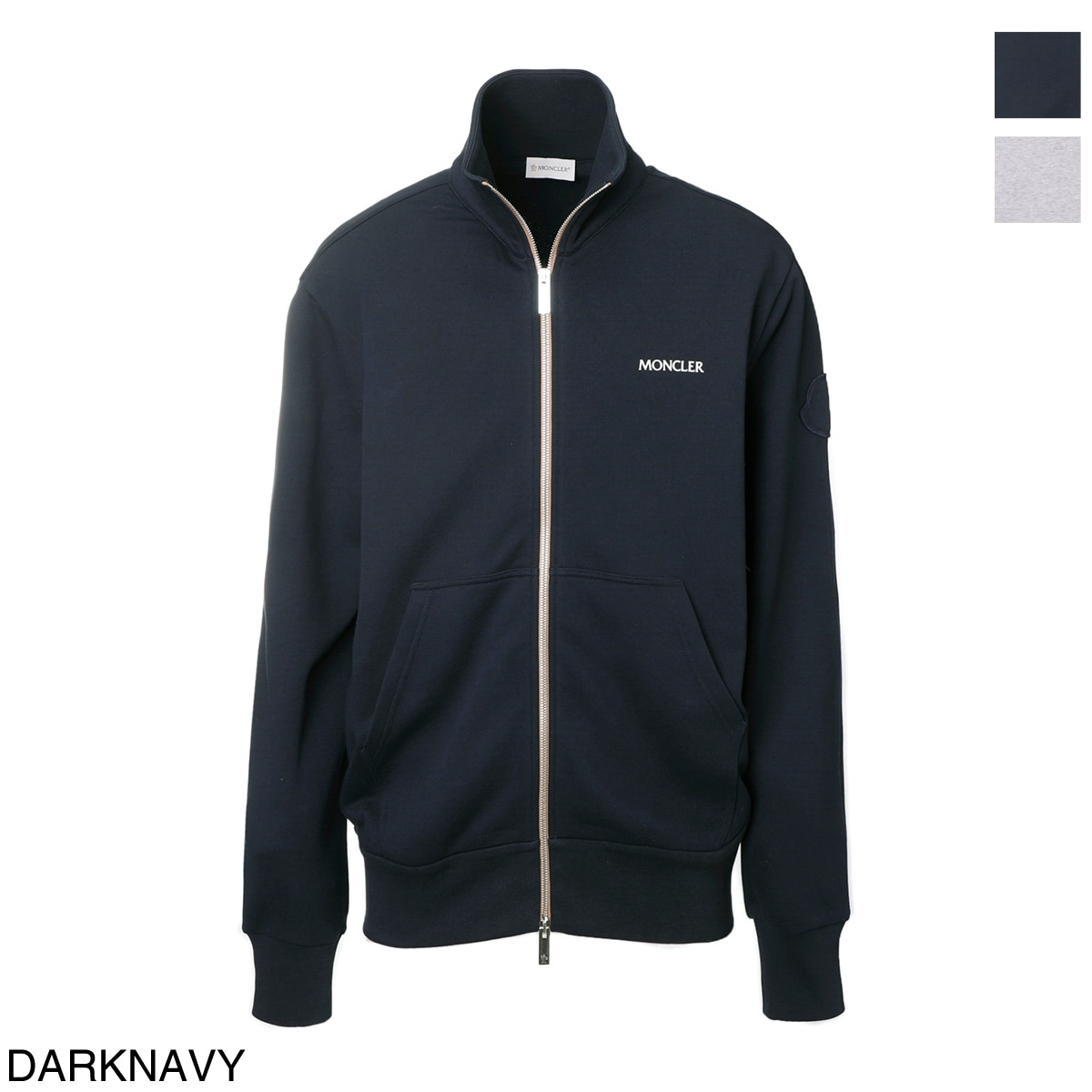 モンクレール MONCLER ジップアップ スウェット 国内正規品 MONCLER モンクレール ジップアップ スウェット メンズ | メンズ