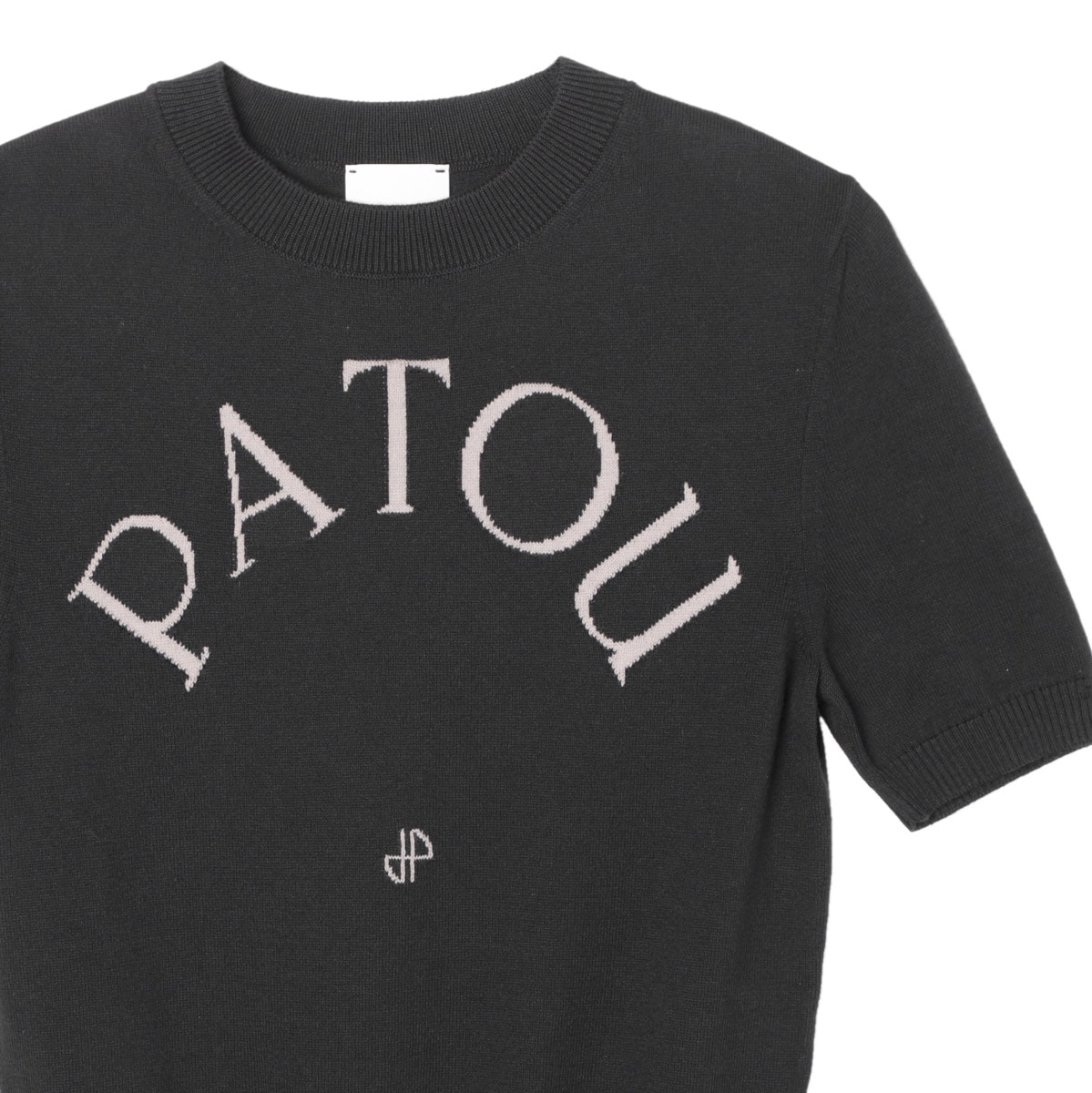 Patou パトゥ 半袖クルーネックニット/ECO FRIENDLY COTTON BLEND