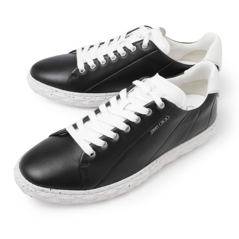 JIMMY CHOO ブルー スニーカー 37cm Leather low trainers Jimmy Choo Blue size 10.5 US in Leather