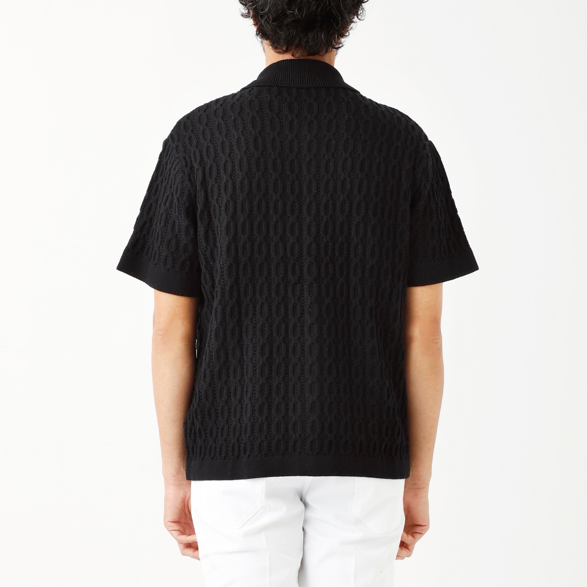Les Deux レドゥ 半袖ニットシャツ/GARRETT KNITTED SHIRT メンズ