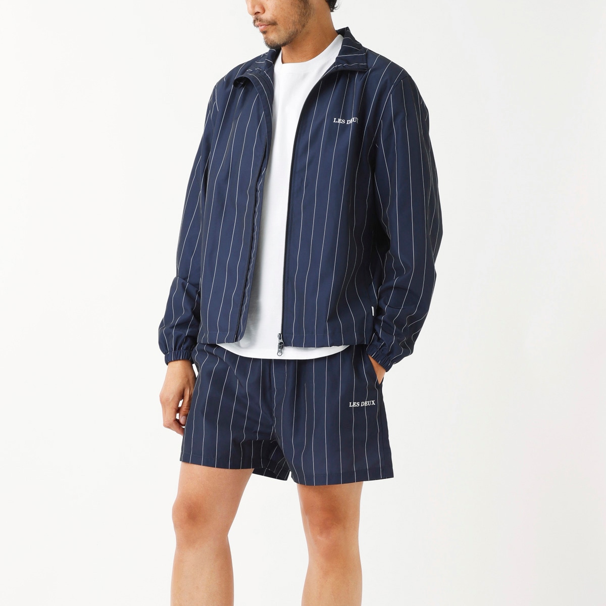 Les Deux レドゥ ジップアップ ブルゾン/JAKE TRACK JACKET メンズ