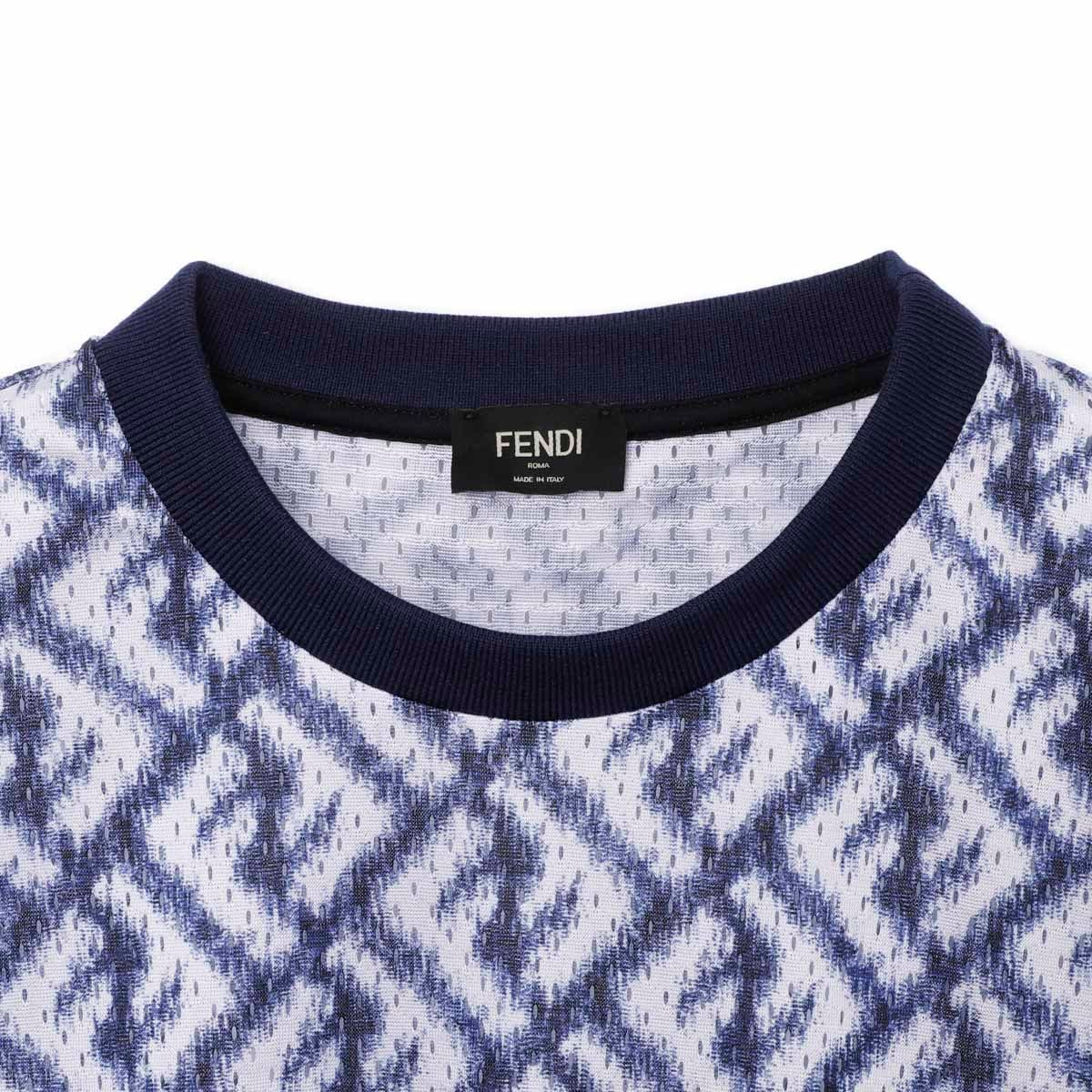 【タイムセール TOPS】FENDI フェンディ クルーネックTシャツ メンズ