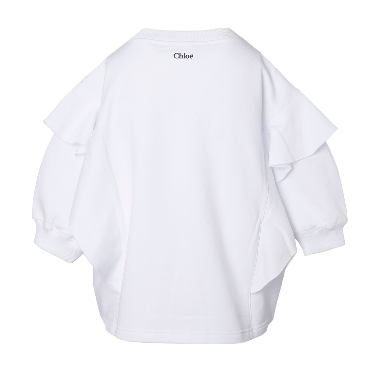 Chloe クロエ クルーネックTシャツ/ラッフルTシャツ レディース