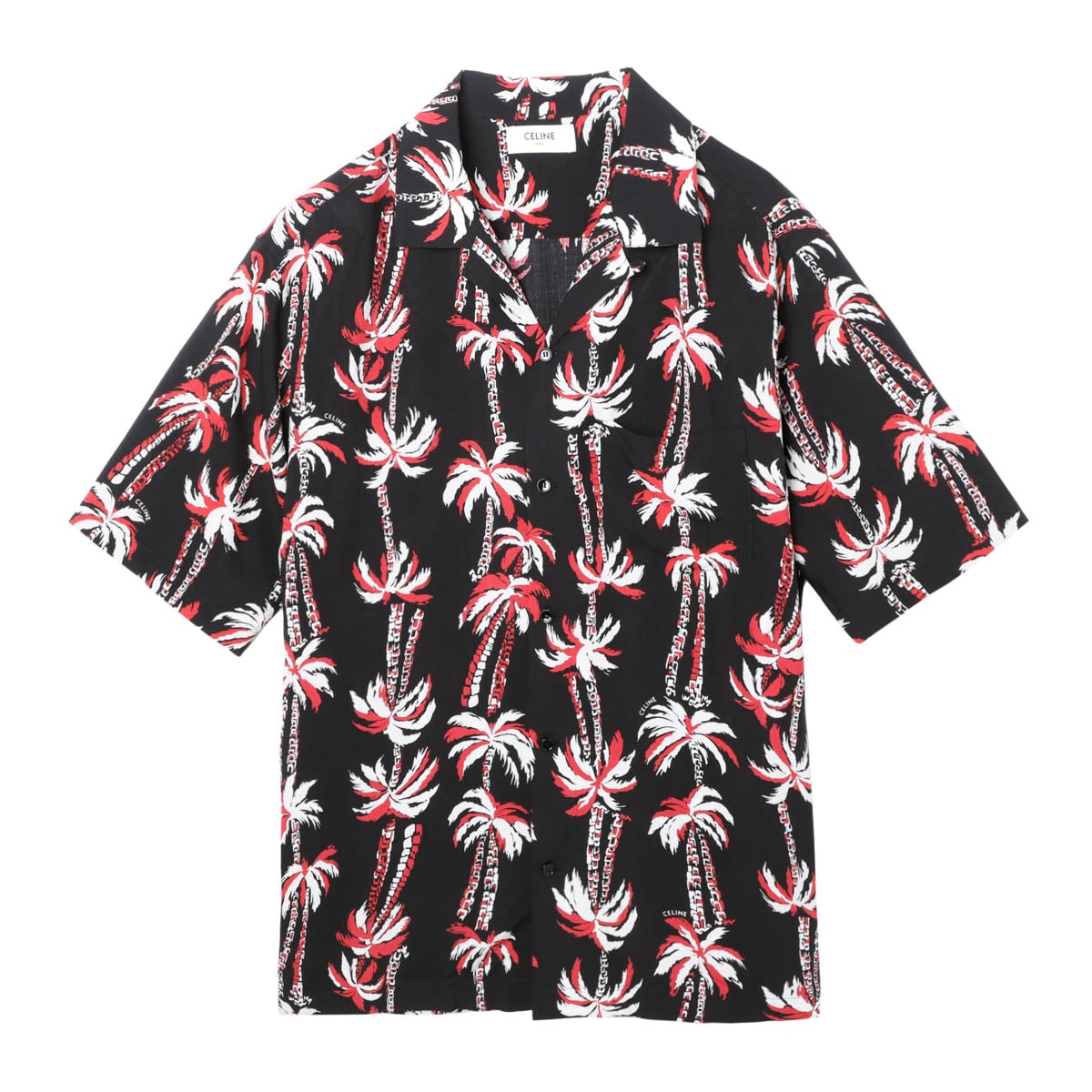 *CELINE* Hawaiian シャツ 関税・送料込み アウトレット】【ラスト1点】CELINE セリーヌ 半袖シャツ/半袖