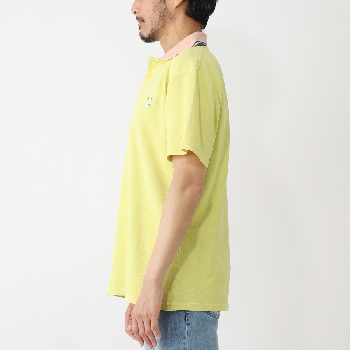 お値下げしました。メゾンキツネ/ ポロシャツ \"HOTEL OLYMPIA\" MAISON KITSUNE メゾンキツネ ポロシャツ HOTEL OLYMPIA メンズ