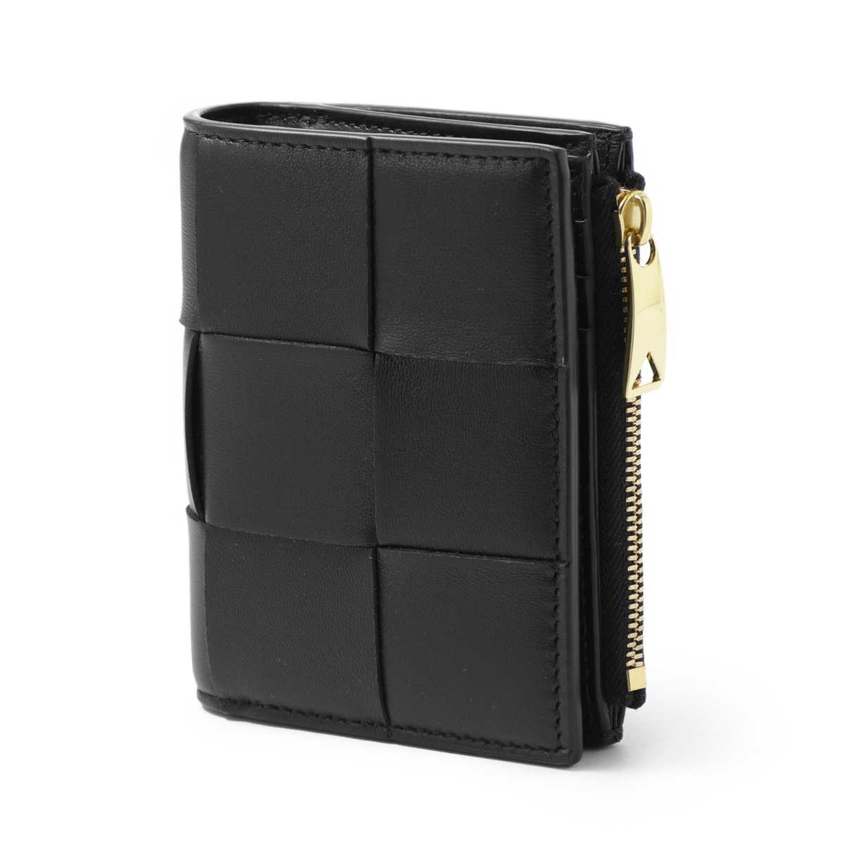 BOTTEGA VENETA ボッテガヴェネタ 2つ折り財布 小銭入れ付き/Small Cassette Bi Fold Zip Wallet レディース