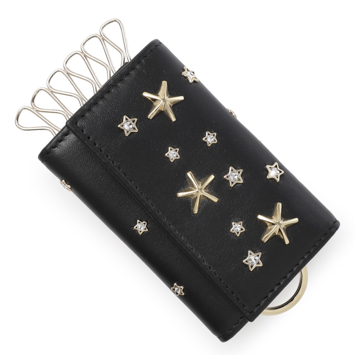 ジミーチュウ　キーケース　美品　アイスブルー(最終値下げ) アウトレット】JIMMY CHOO ジミーチュウ キーケース/Neptune