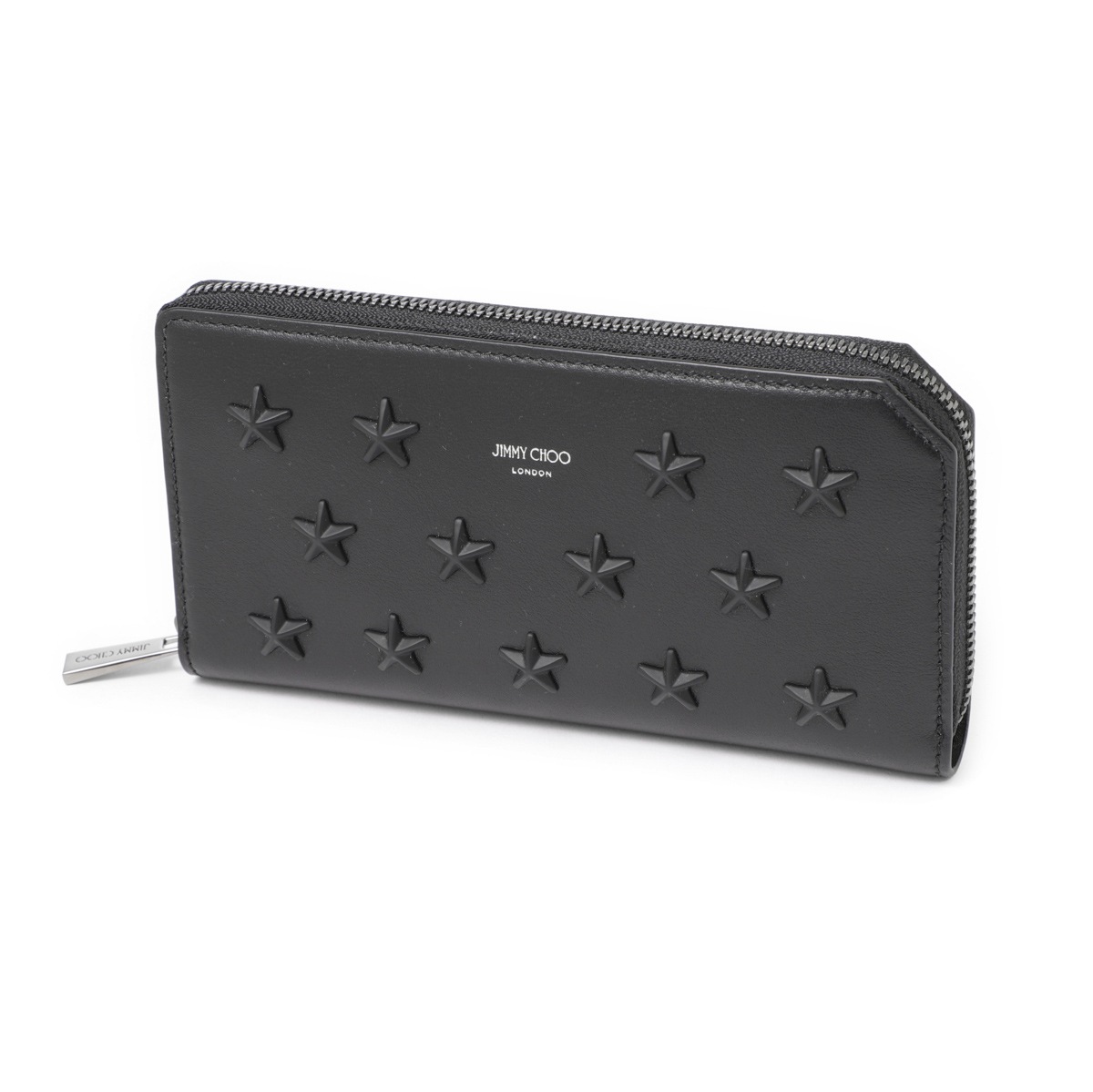JIMMY CHOO ジミーチュウ ラウンドファスナー長財布 小銭入れ付き/ロングウォレット/Carnaby S メンズ