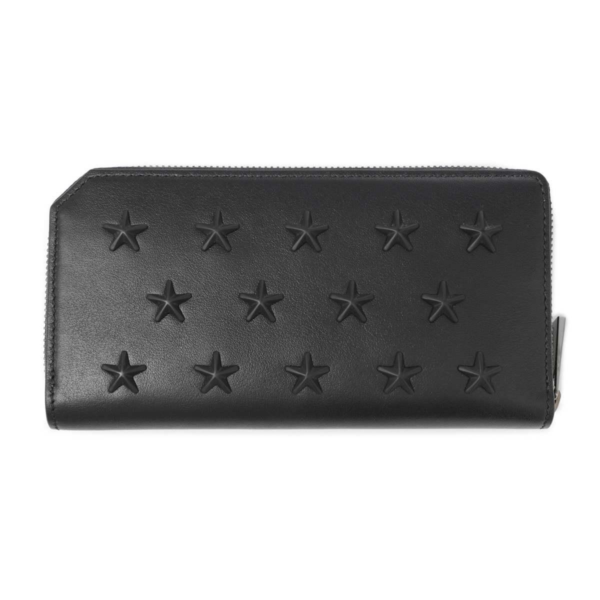 JIMMY CHOO ジミーチュウ ラウンドファスナー長財布 小銭入れ付き/ロングウォレット/Carnaby S メンズ