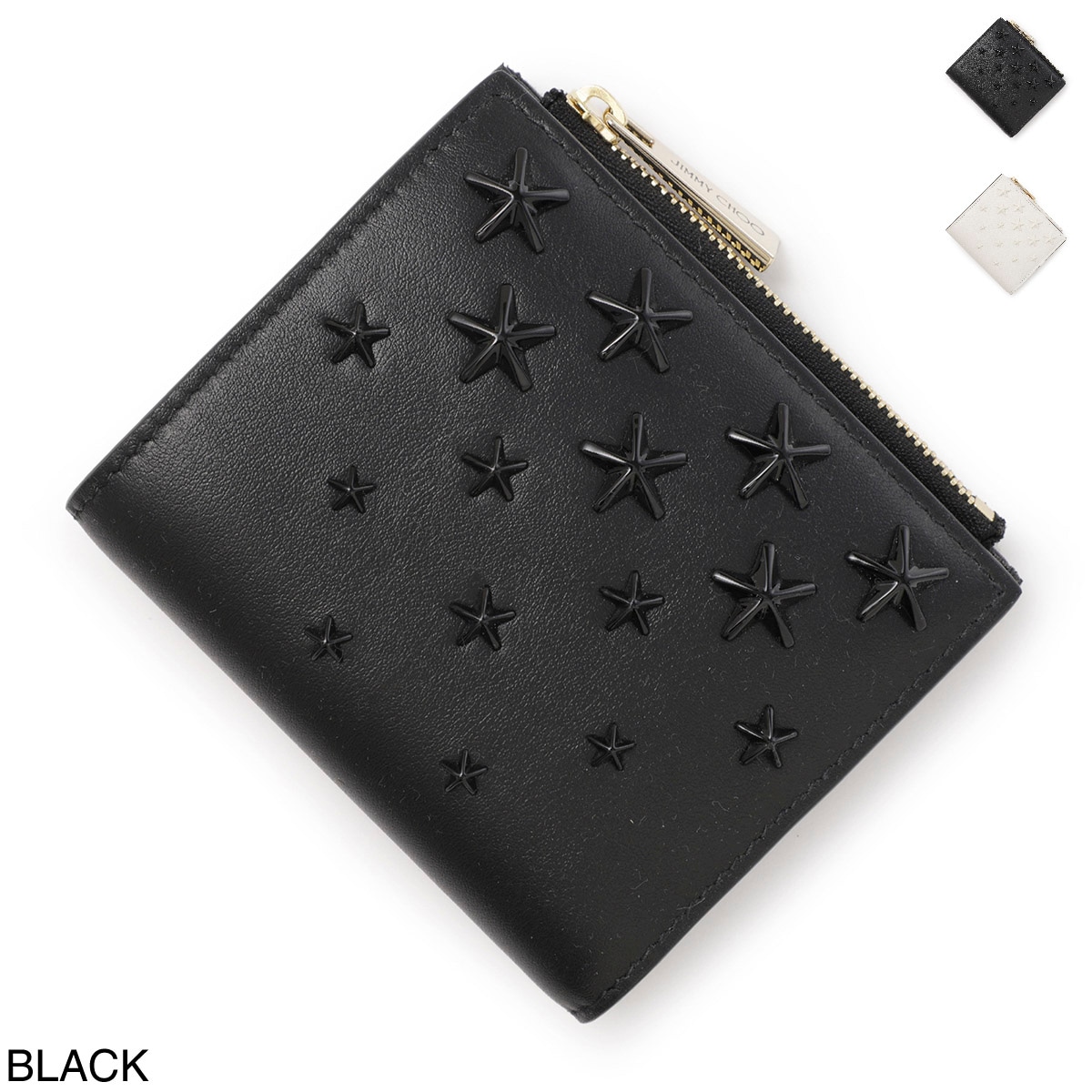 JIMMY CHOO 二つ折り財布 青 JIMMY CHOO 二つ折り財布 青
